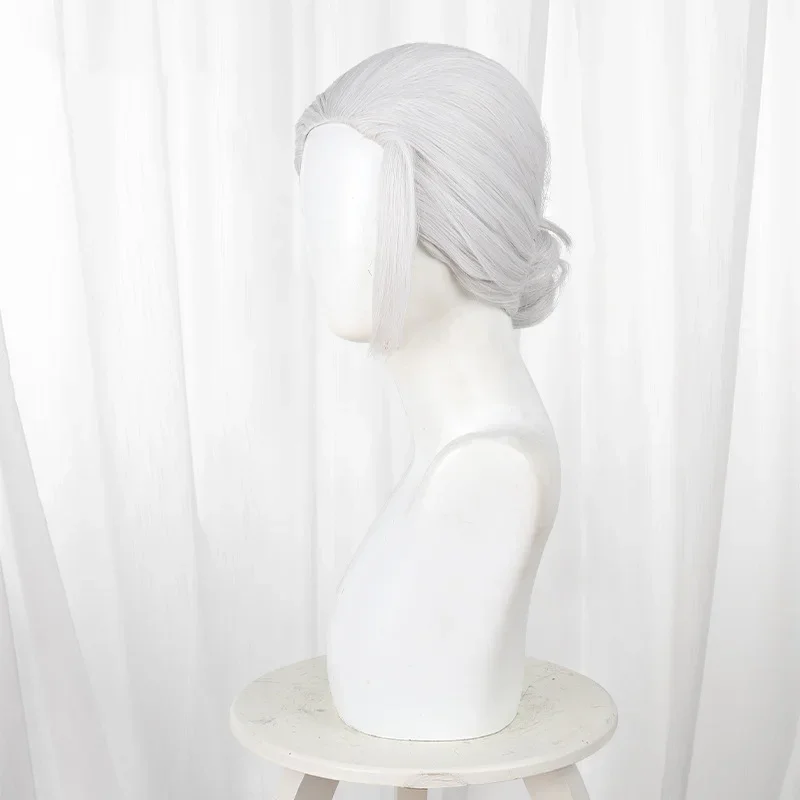 Anime SAKAMOTO DAYS Sakamoto Taro Cosplay Adult Men White Hair Heat Resistant Synthetic Wigs Clothing Accessory Halloween Prop