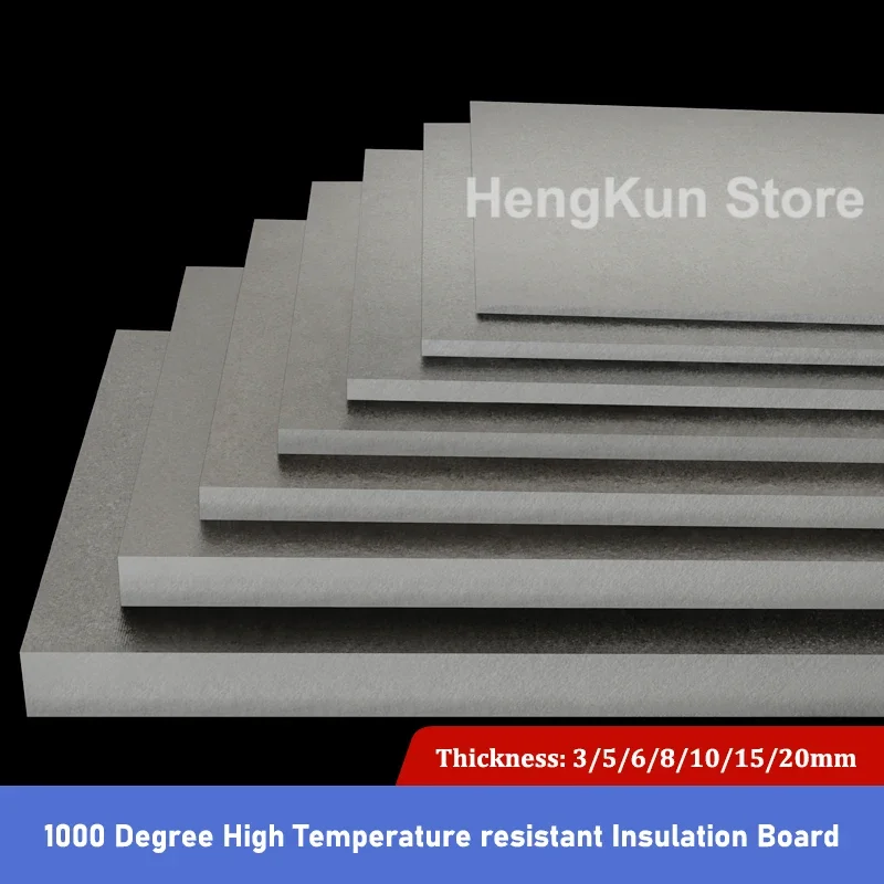 1 قطعة مجلس العزل الحراري سميكة 3-20 مللي متر 1000 درجة ارتفاع درجة الحرارة مقاومة الميكا العزل لوحة ورقة أجزاء المواد