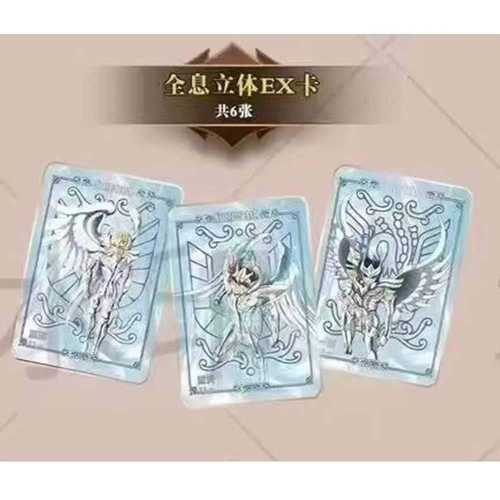 Wholesale Saint Seiya Card Japanese Anime Characters Card Anime Peripheral Collectible Edition Cards Birthday Kid Christmas Toy