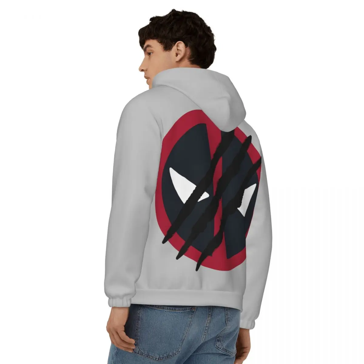 Sweat à capuche Disney Marvel pour homme, autocollant Deadpool et Wolverine Icon, film Deadpool et Wolverine Sweats à capuche vintage, vêtements, nouvelle collection