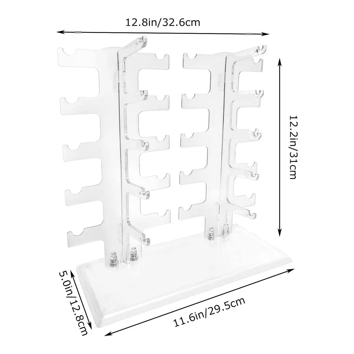 Transparent Glasses Display Rack