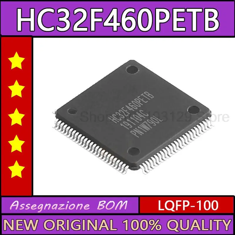 Chip IC microcontrollore originale HC32F460PETB-LQFP100 HC32F460PETB LQFP-100 da 10 pezzi