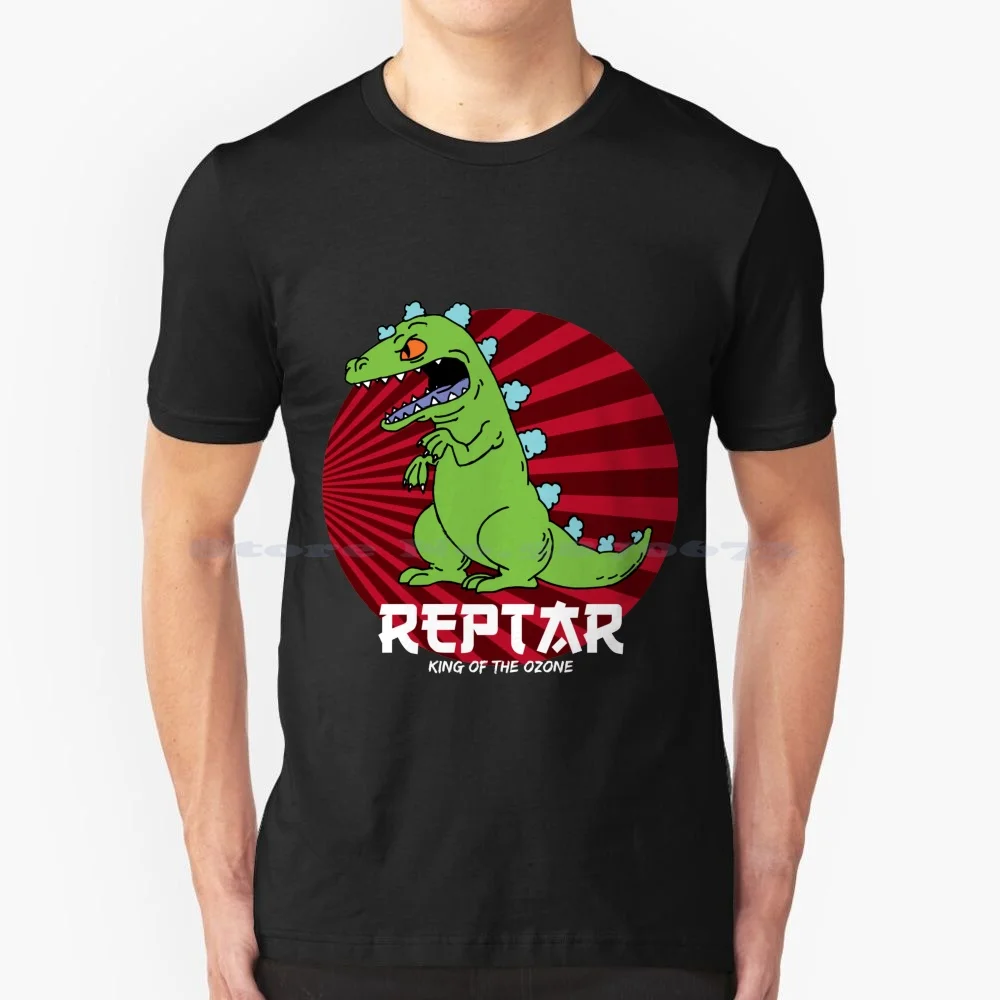 Reptar , King Of The Ozone T Shirt 100% Cotton Tee Reptar Japanese The Devil Wears