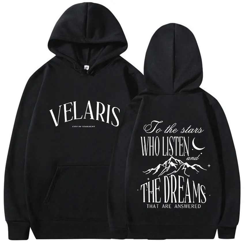ACOTAR Velaris A Court of Thorns and Roses Graphic Hoodie Men Womens Casual Aesthetic Clothing Sweatshirt Fashion Harajuku Hoody #1