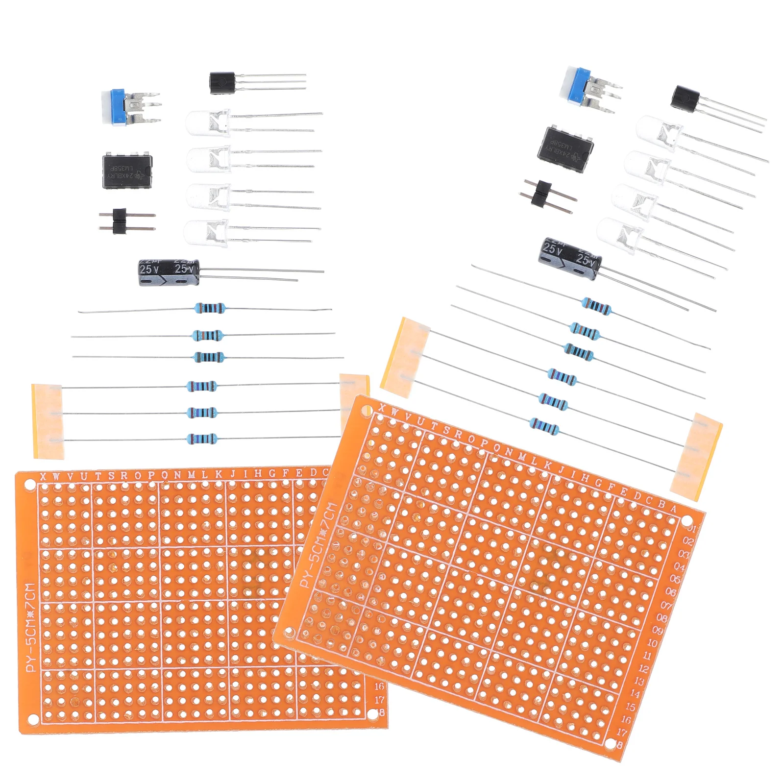 2 sets Diy Soldeeroefening Component Kit Elektronica Kits Printplaat Project