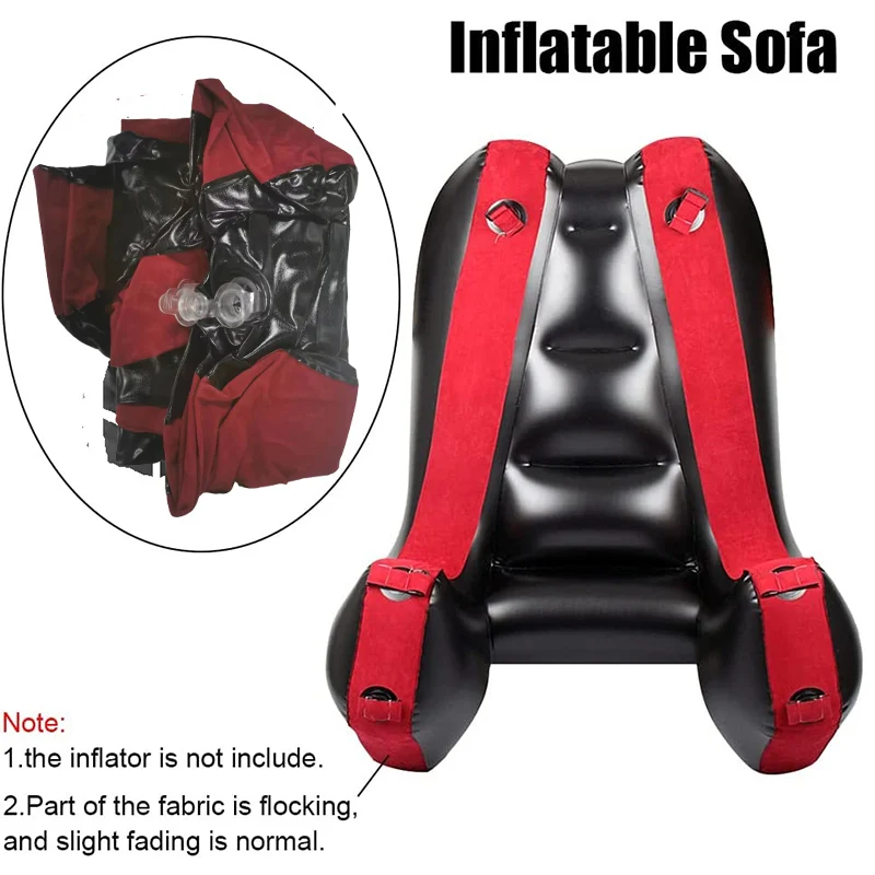 Erotic Pillow Soft Chair Bed Sex Inflatable Sofa Legs Tied Open BDSM Bondage Spreading Restraints Chair Sextoys Couples Deeper