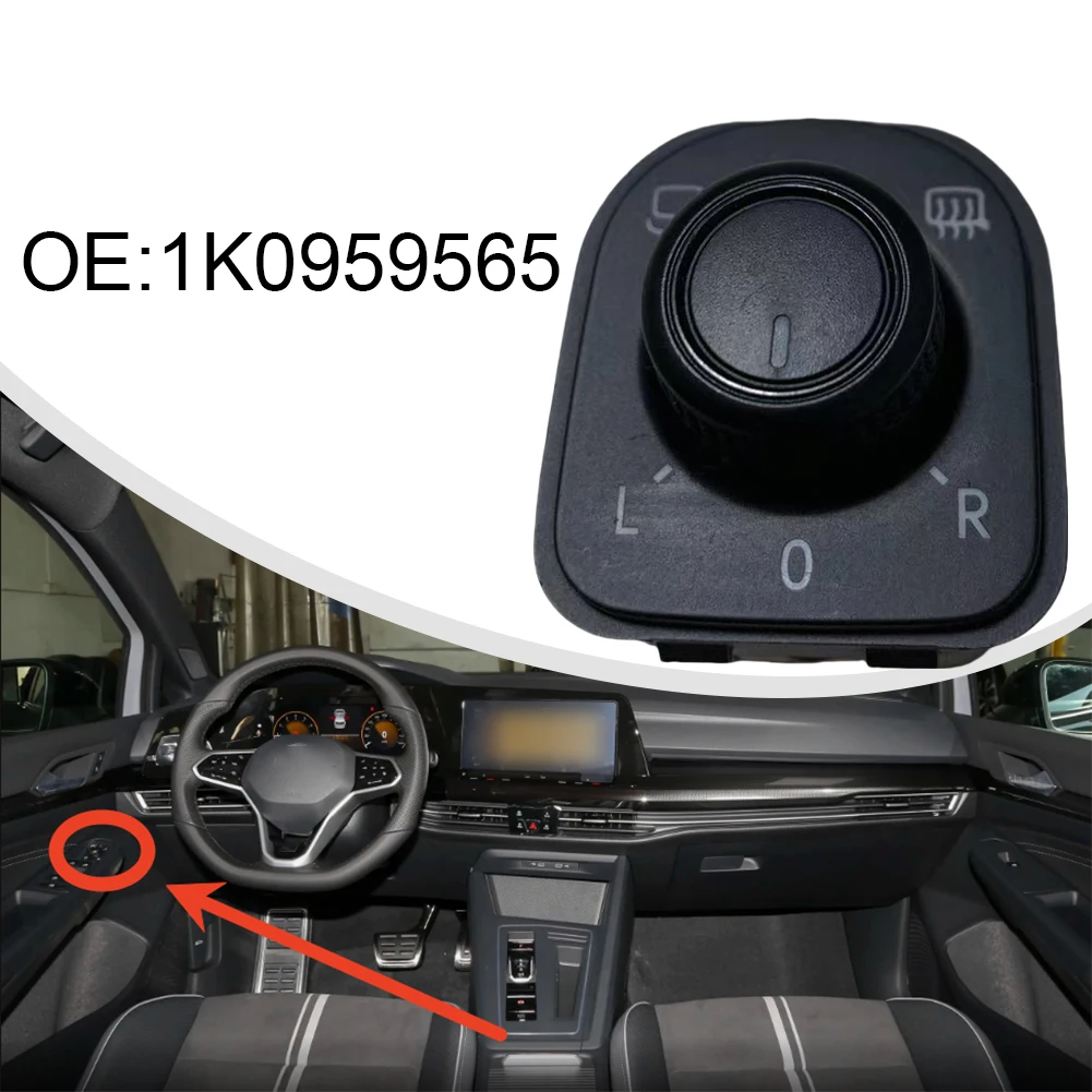 Automotive Replacement Parts Electric Rearview Mirror Switch 1 Piece Included Easy Installation Non-deformation