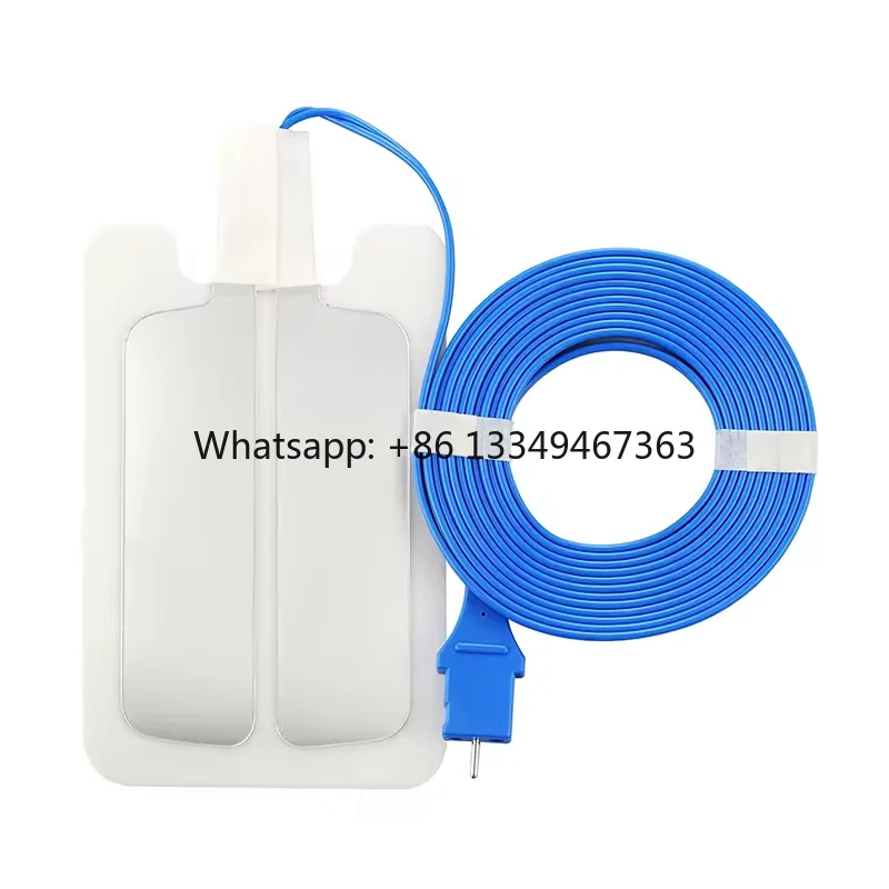

In Stock Disposable neutral electrode plate adhesive ESU grounding pad neutral electrode return plate ESU Plate with cable Hot S