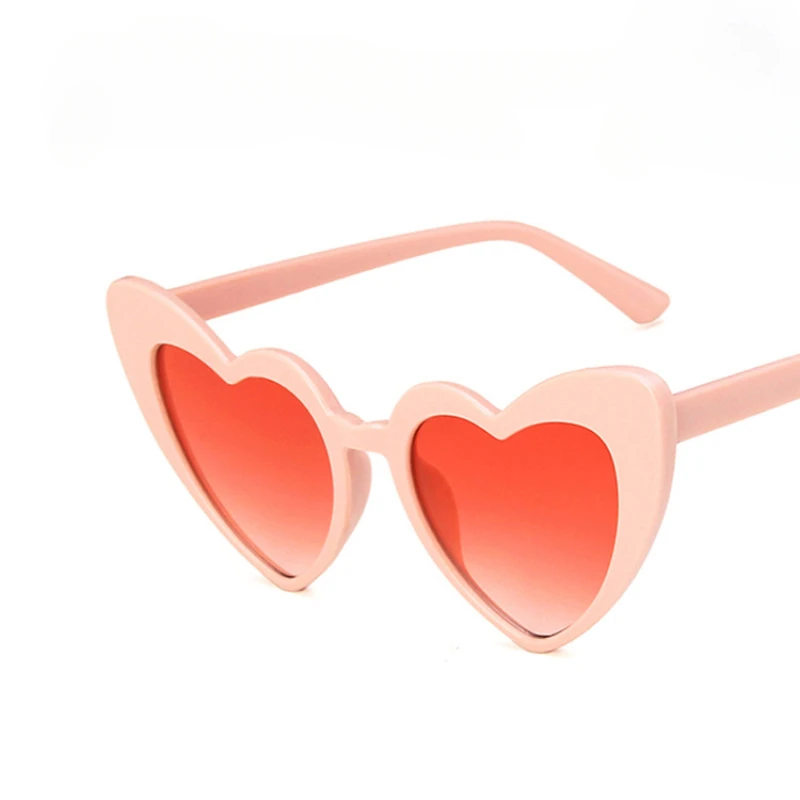 Heart Multicolor Fashion Women Sunglasses Cute Funny Children Merry Christmas Holiday Party Summer Beach Eyewear Glasses