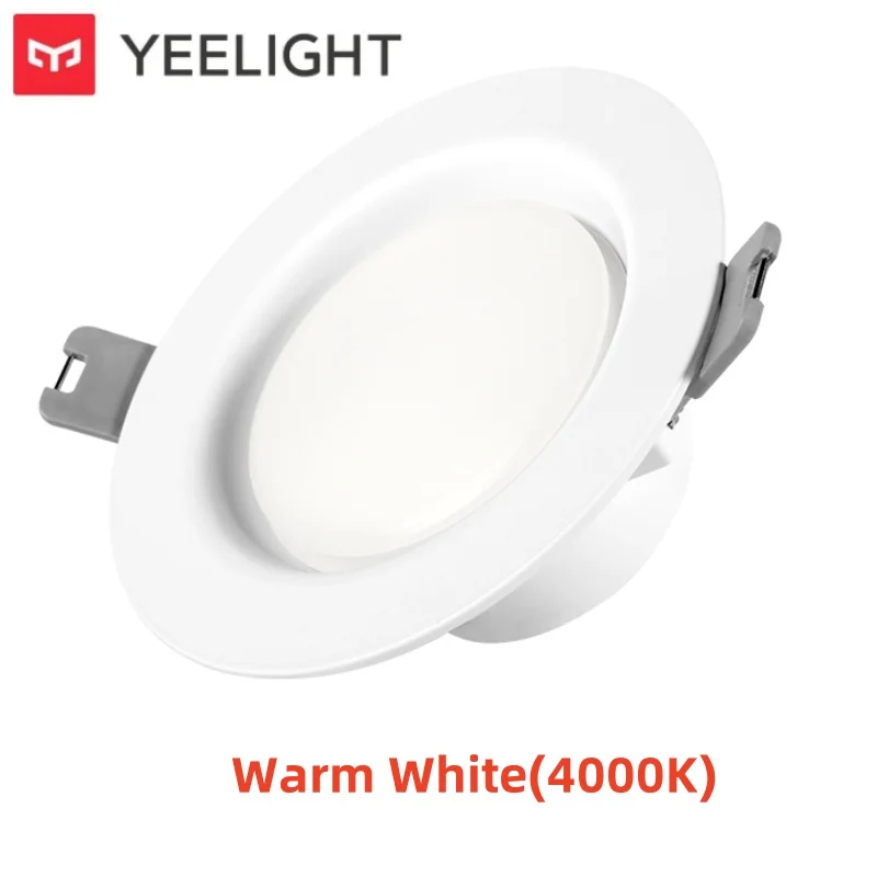 Yeelight LED Downlight Lighting Warm White/Warm Yellow Light Easy to install Color Temperature 3000K/4000K Voltage 220V