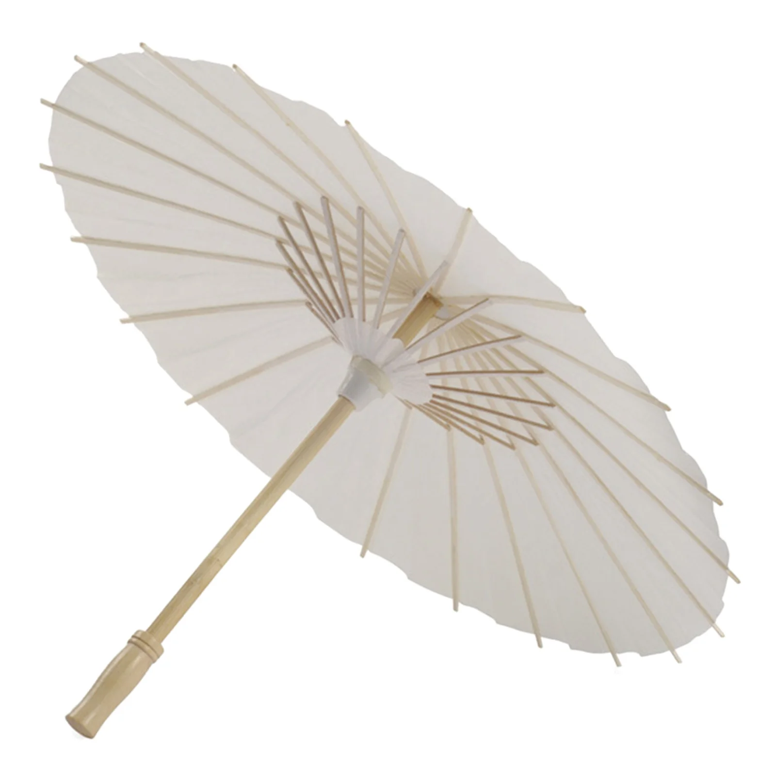 

Oil Paper Umbrella Diy Blank White Paper Umbrella For Painting Craft Kids Art Wedding Photo Props Decoration