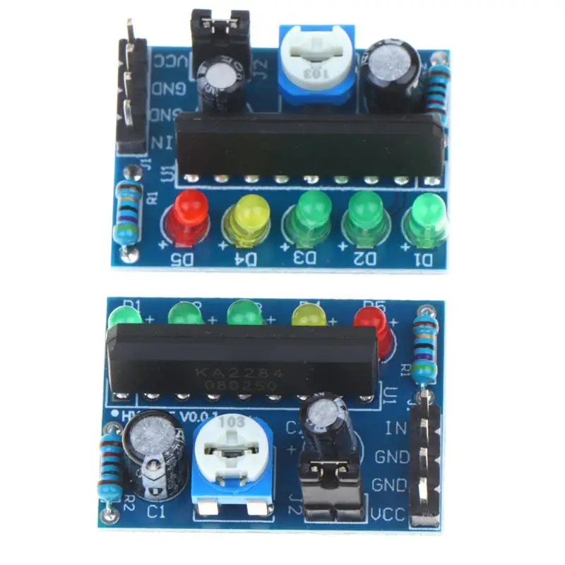 1/2/3Pcs KA2284 Power Audio Level Indicator Module Battery Capacity Indicator Red Green LED For Voltmeter Volume VU Meter