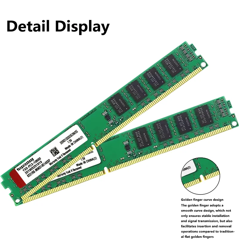 20gb (2gb x 10) ddr3 ram 1333mhz PC3-10600 dimm para desktop 240 pinos 1.5v, não ecc, compatível com intel e amd