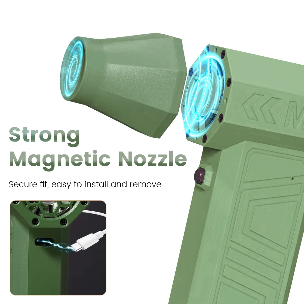 X3-A3 Nieuwe Jet Dry Blower 200000 RPM Super Power Turbo Jet Fan Type-C Opladen 41 m/s Windsnelheid Auto Elektrische Air Duster Föhn