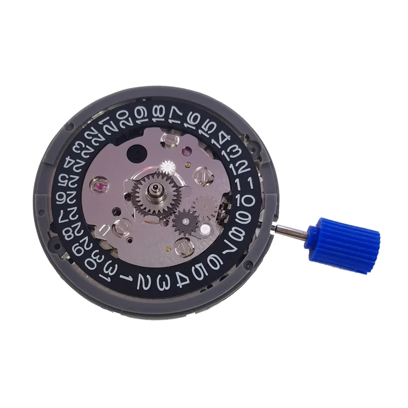 Watch Movement NH34 High-Precision Watch Movement NH34 GMT Function Calendar 3O'Clock Automatic Movement Mechanism-Black Calenda