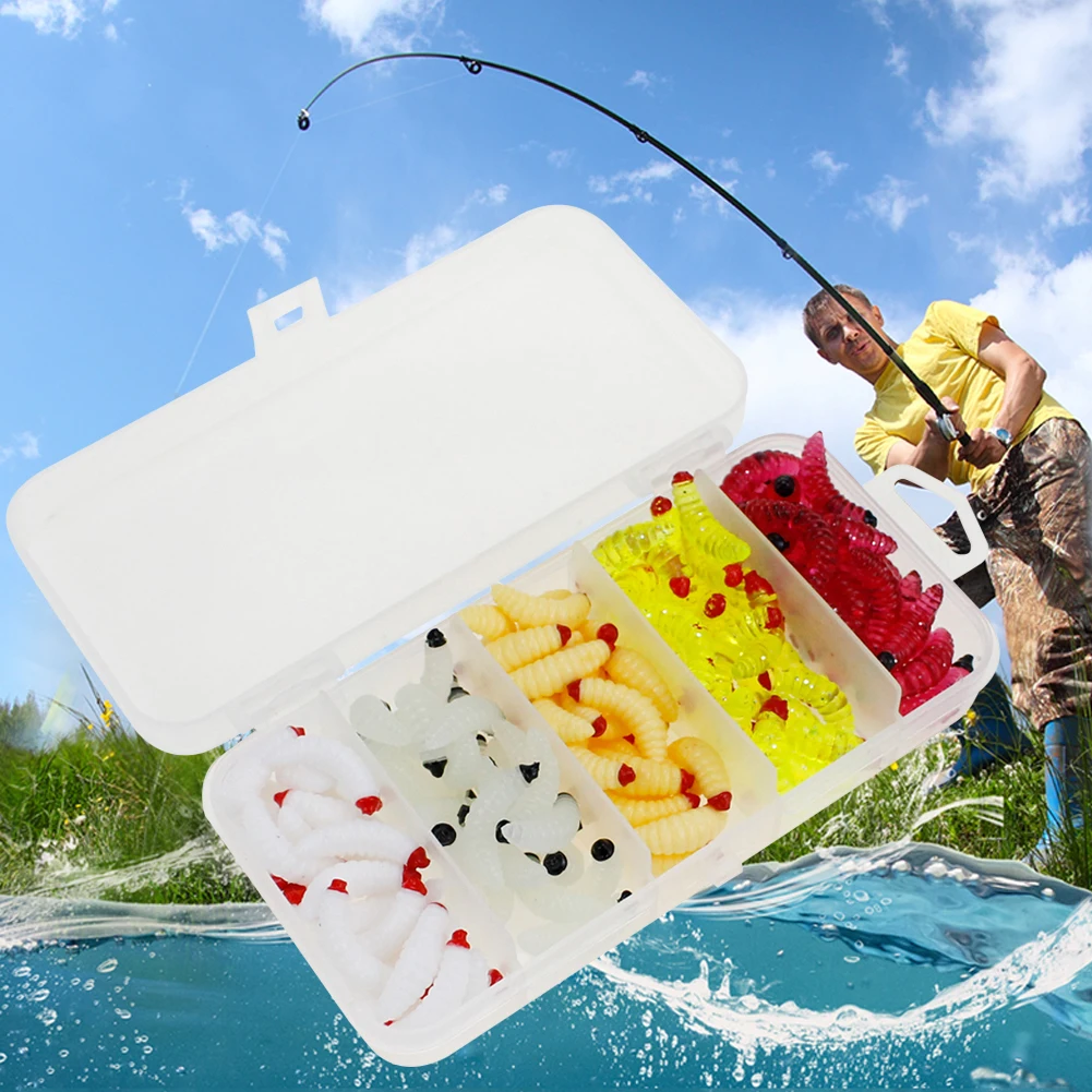 PVC Artificial Wobbler Soft Bait Luminous 2cm 0.4g Fishing Bait Lure for Ocean Beach Gear Mixed Supplies Accessories Set