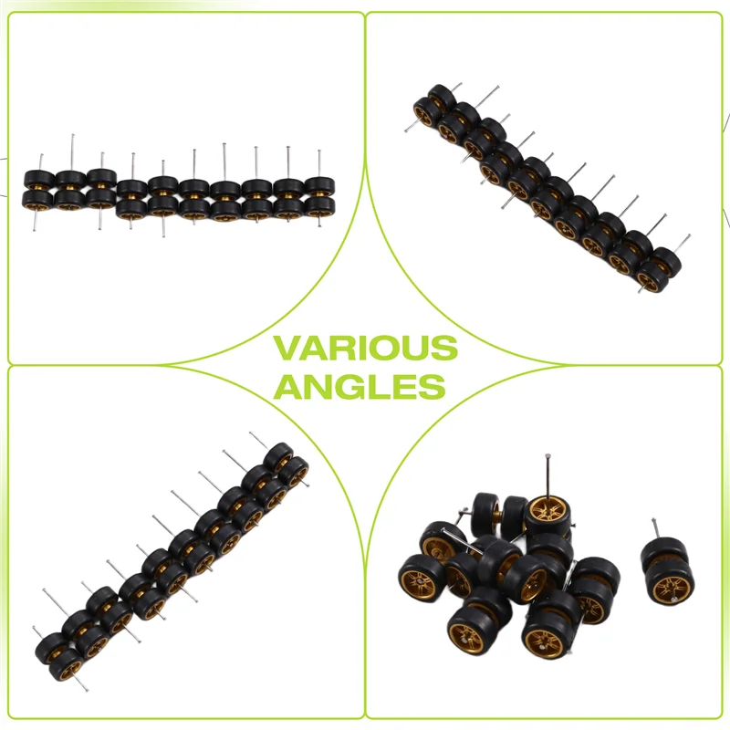 ชุดสะสม: 5 คู่ 11 มม.CE28 BBS LMR FUCHS ขอบและยางสําหรับ 1:64 HW รถ Diecast รุ่น