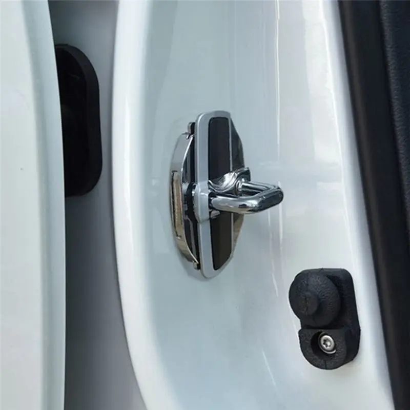Top-Rated 4 Sets TRD Door Stabilizer Door Lock Protector Latches Stopper Covers For Nissan Patrol Teana Toura