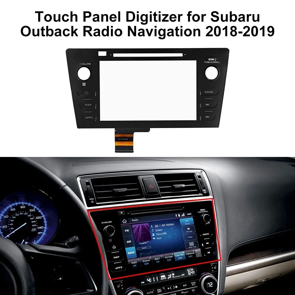 Touch Panel Digitizer for Subaru Outback Legacy Radio Navigation