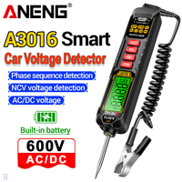 ANENG A3016 Car Pen Type Digital Multimeter Non-Contact Smart AC/DC Voltage Non-Contact Ohm Phase sequence detectionTester Tools