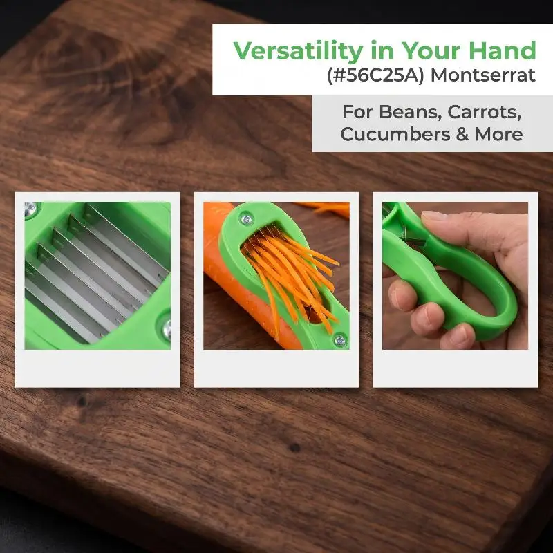 Green Bean Slicer: 10.5cm/4.13in Long And 3.4cm/1.34in Wide, Plastic Kitchen Gadget For Effortless Slicing