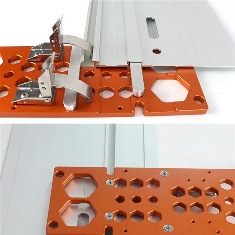 

AEE6-90-Degree Guide Rail 340MM Electric Circular Saw Rail Aluminum Alloy Carpenter Angle Tool
