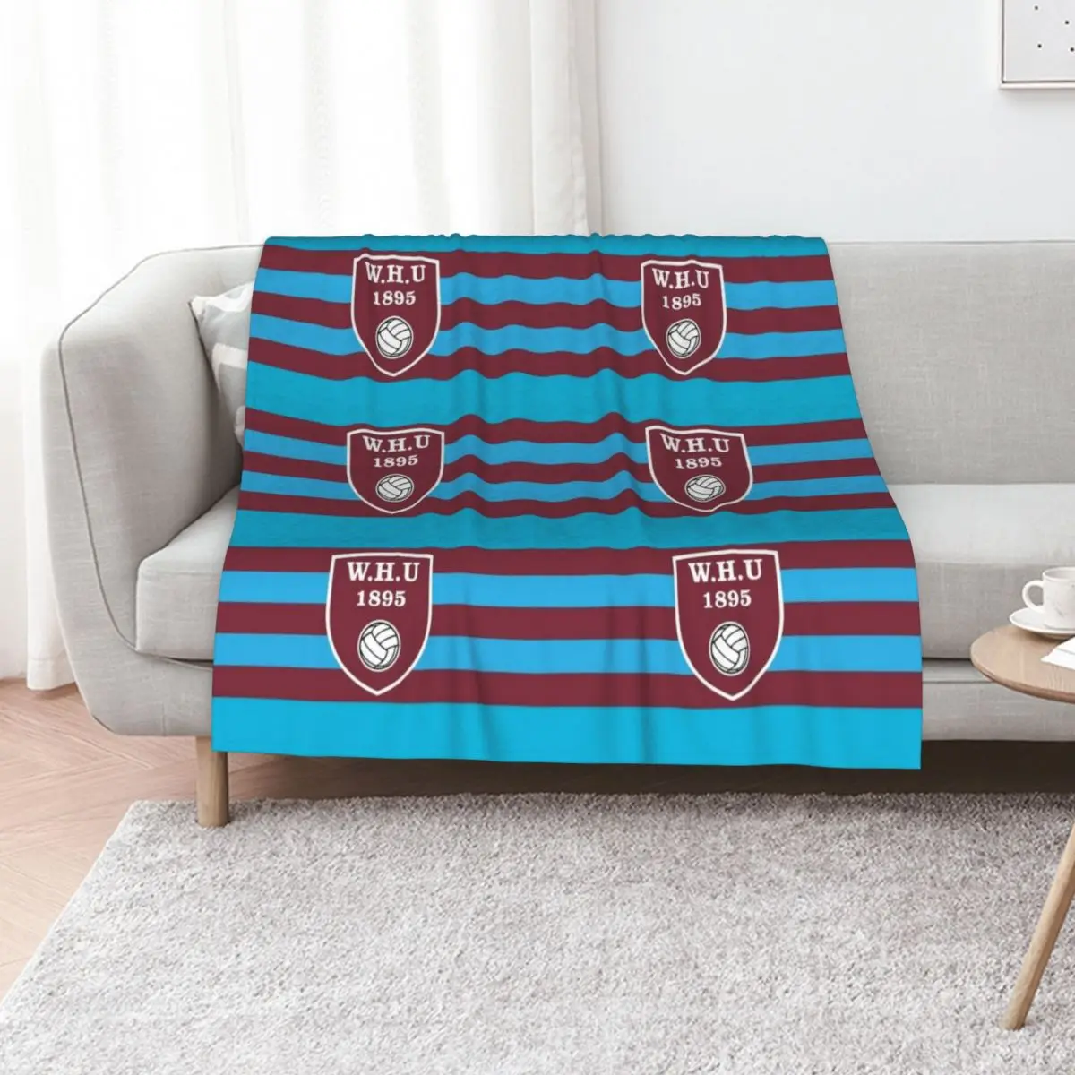 

WHU long flag Throw Blanket cosplay anime Vintage Flannels Designers Blankets