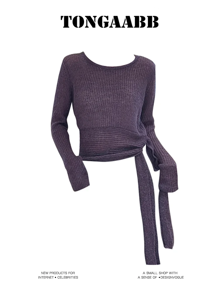 

Женская фиолетовая трикотажная футболка Y2k в стиле Харадзюку, винтажная футболка 90-х годов, эстетические футболки большого размера с расклешенными рукавами, эмо-одежда 2000-х годов, 2025 г.