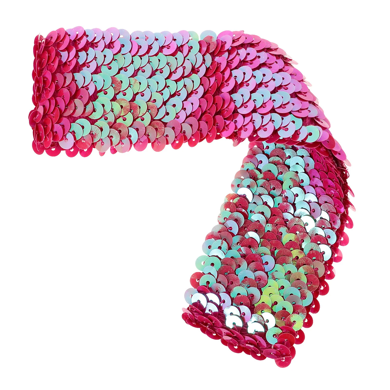 1 قطعة عقال رياضي وامض مطاطا الترتر هيرباند بريق رباط شعر لحفلة عيد ميلاد تأثيري مهرجان الهدايا #2