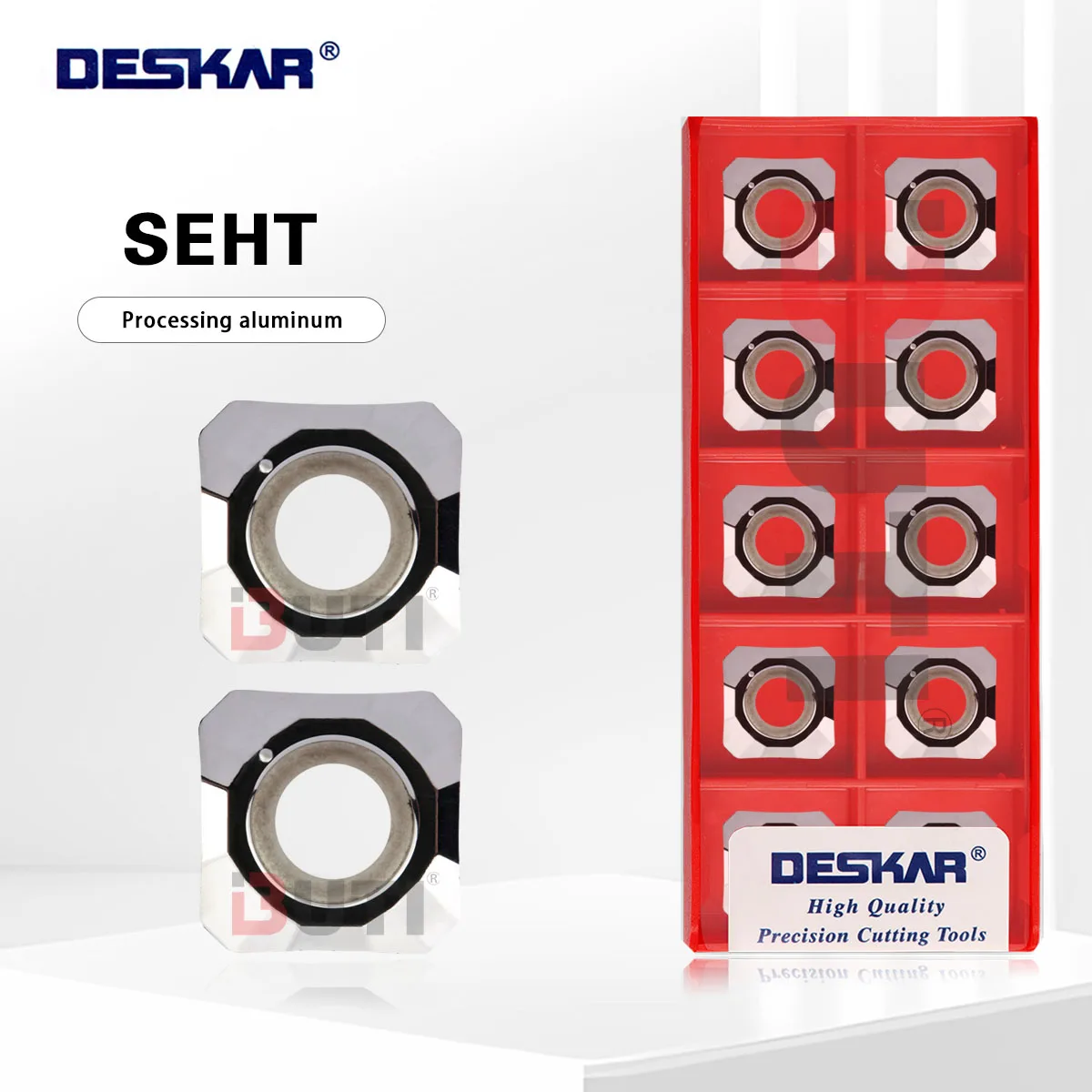 

DESKAR 100% Original SEHT1204 AFFN AL K10 Numerical Control Lathe Milling Inserts Cutting Tools Processing Aluminum SEHT Series