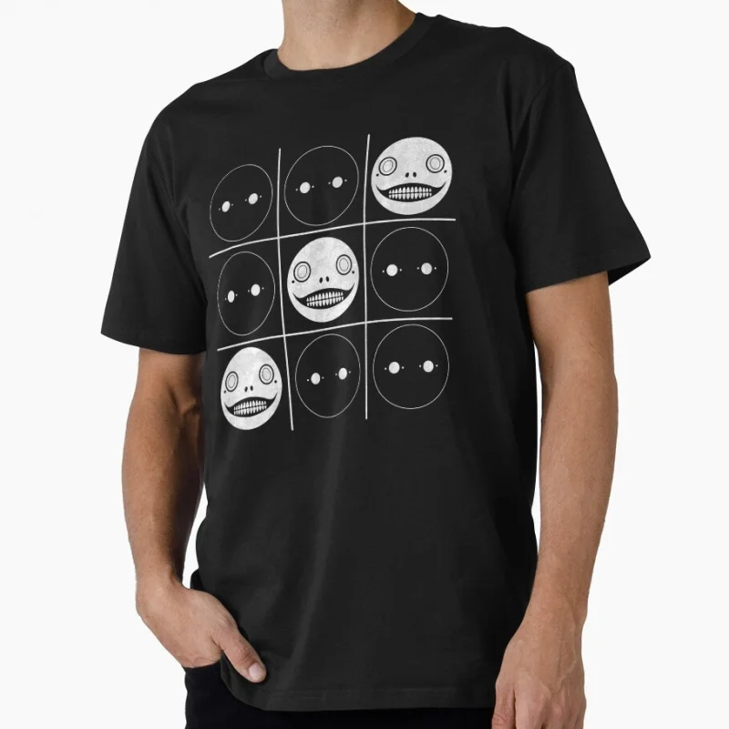 

Tic Tac Emil! 2B NieR Automata Yorh No. 2 Type B Anime T-shirt for Gamer Cyber Punk Graphic Clothes Y2K Tee US Size Tops S-6XL