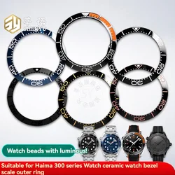 Shenyu For Omega Seamaster 300 Planet Ocean 600m Ceramic Bezel Watch Bezel Replacement Bezel Insert Watch Accessories