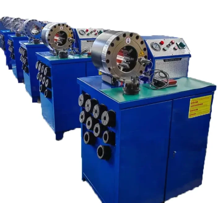 Gorąca Wyprzedaż Automatyczna Zaciskarka do Węży Klimatyzacji Samochodowej Hydrauliczna Prasa Automatyczna Maszyna do Zaciskania Węży Hamulcowych i Klimatyzacyjnych do Samochodów Maszyna do Produkcji Gumy