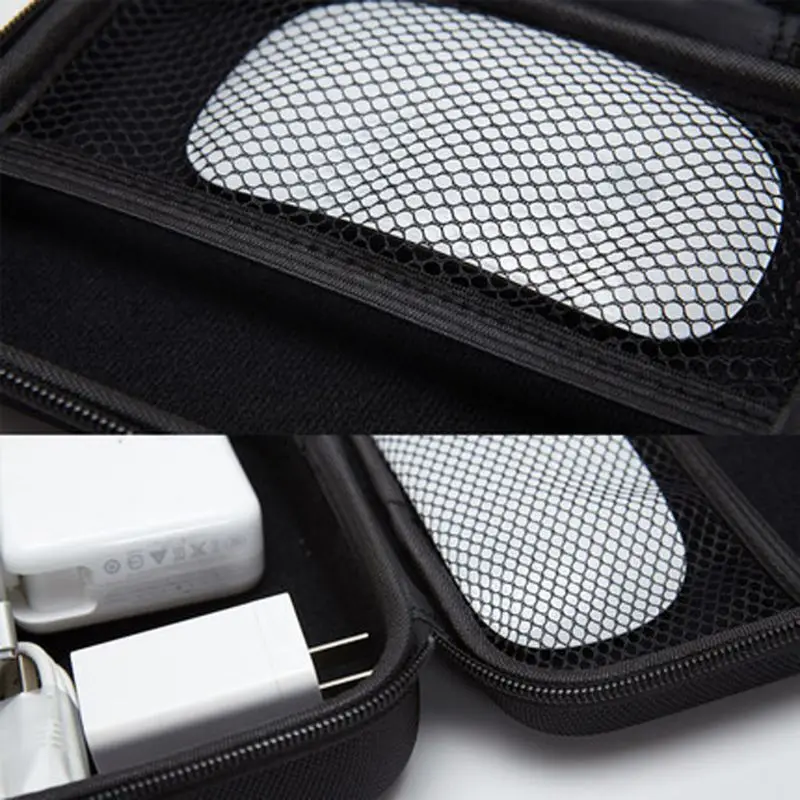 for Case for MacBook for Magsafe Adapter, Mouse for Lightning Hub, USB Hub, Card Reader, All in Carryi