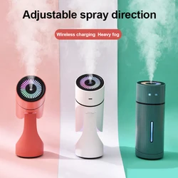 260ML Wireless Air Humidifier USB Aromatherapy Diffuser 1000mAh Rechargeable Battery Ultrasonic Cool Mist Maker Quiet Fogger