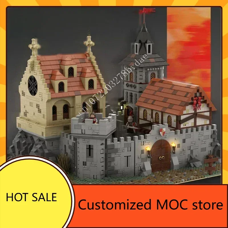 

4747PCS MOC Medieval Castle Puzzle Holiday Medieval Castle 2 DIYAssembly Architecture Christmas Birthday Child Holiday Gifts