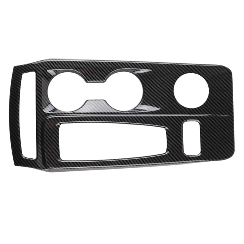

Classy-Car Carbon Fiber Style Car Control Gear Shift Panel Trim Parts Component For Ford Ranger 2023+ Water Cup Holder Trim Cove