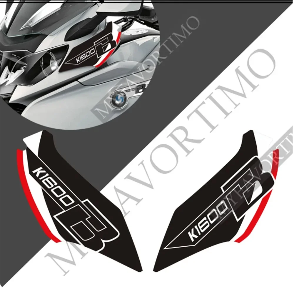 Motorcycle For BMW K1600B K1600 K 1600 B Tank Pad Stickers Protection Fairing Fender Emblem Logo Cases Panniers Luggage Trunk