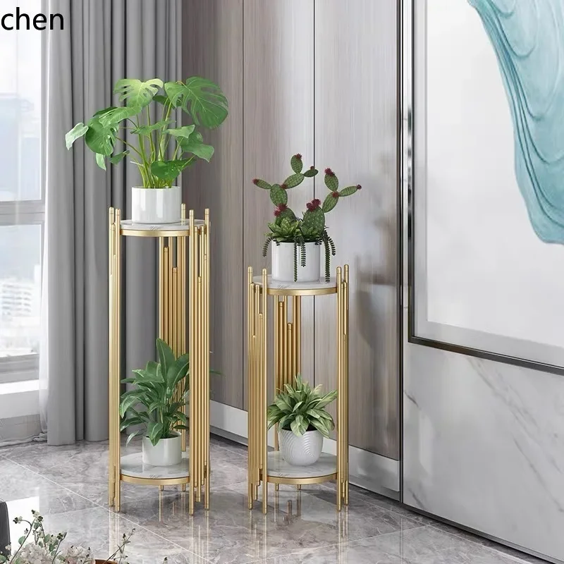 DSA-- multi-layer flower stand for living room, next to the TV cabinet   flower table decoration, balcony flower pot