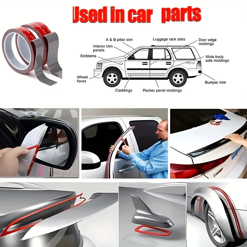 3Meter Extra Strong Double Sided Tape Adhesive Car Special Tear Off Without Leaving Traces High Viscosity Mounting Fixing Sticky