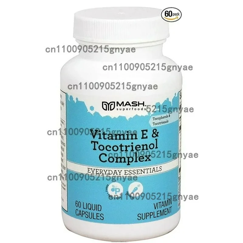 Full Spectrum Tocotrienol Complex Supplement, Vitamin E-tocotrienol, Antioxidant, High Absorption Rate -60 Capsules