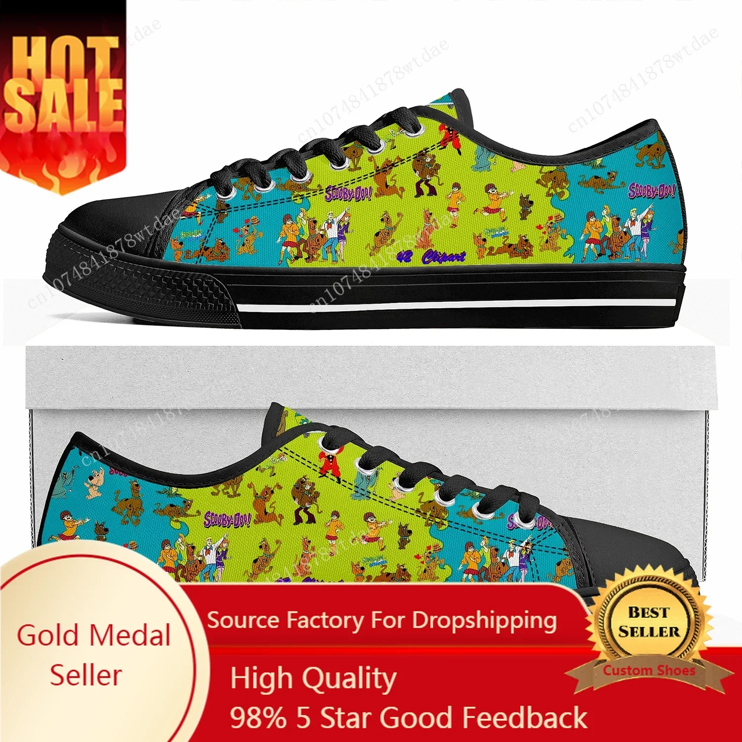 Cheech And Chong With S-Scoobys Smoke Low Top Sneakers Womens Mens Teenager High Quality Canvas Sneaker Casual Customize Shoes