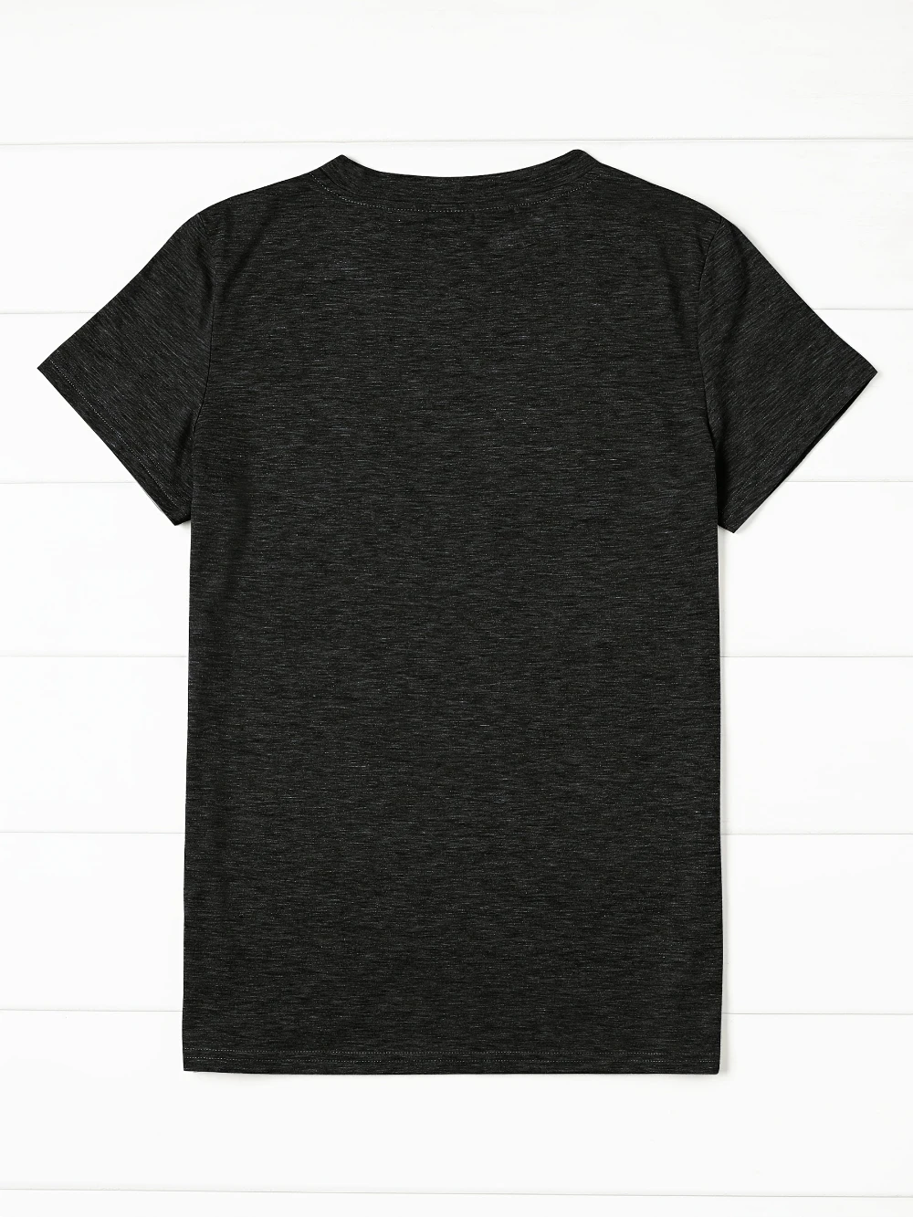 إليوت ستابلر وأوليفيا بنسون نمط طباعة عادية جولة الرقبة قصيرة الأكمام أعلى المرأة كل موسم القطن الخالص