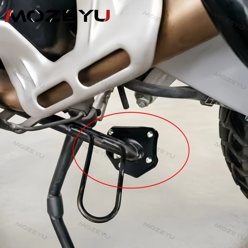 

F650GS Kickstand Side Stand Extension Plate Pad FOR BMW F650 F 650 GS Dakar ABS 2000-2007 G650GS Sertao Motorcycle Accessories