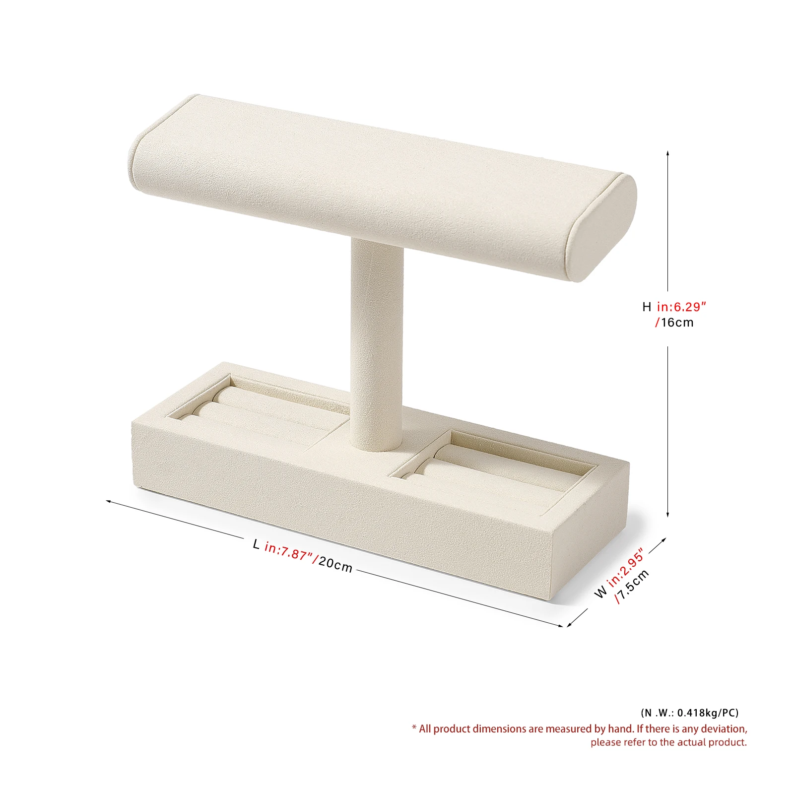 Oirlv Stylish Jewelry Display Stand: Minimalist Design, Multifunctional Storage,  Presentation for Bracelets, Earrings, Rings
