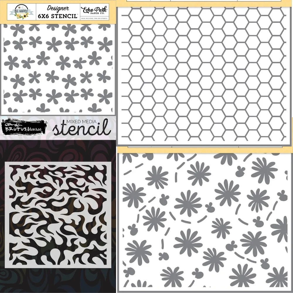 Stencil Scrapbook Diary Decoration Stencil Embossing Template DIY Greeting Card Handmade Stoneboog And Shine Plane Butterfly