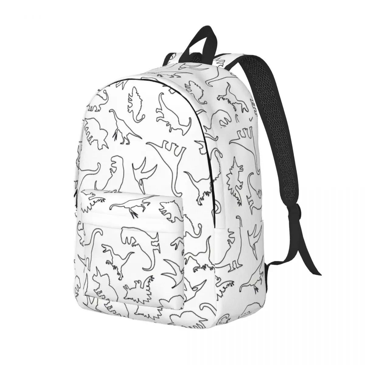 Dinosaur Pattern Backpack for Men Women Teenage High School Work Daypack Dino Tyrannosaurus Laptop Shoulder Bag Outdoor