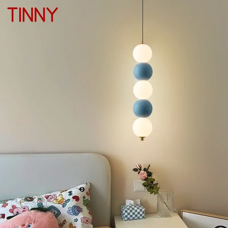 

TINNY Nordic Pendent lamp Modern Simplicity Bedroom Bedside Lamp Personalized creativity LED Restaurant Bar Aisle Chandelier