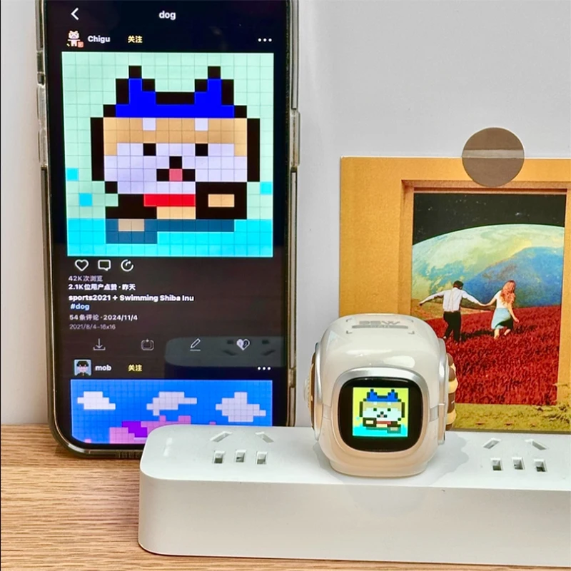 caricabatterie-divoom-con-display-a-pixel-piccoli-testa-di-ricarica-per-cellulare-ricarica-rapida-35w-spina-al-nitruro-di-gallio-regalo-e-souvenir