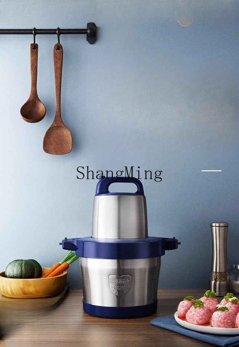 Mikser elektryczny domowy ZYY o dużej mocy, wielofunkcyjny, do mielenia mięsa, ze stali nierdzewnej, o dużej pojemności.